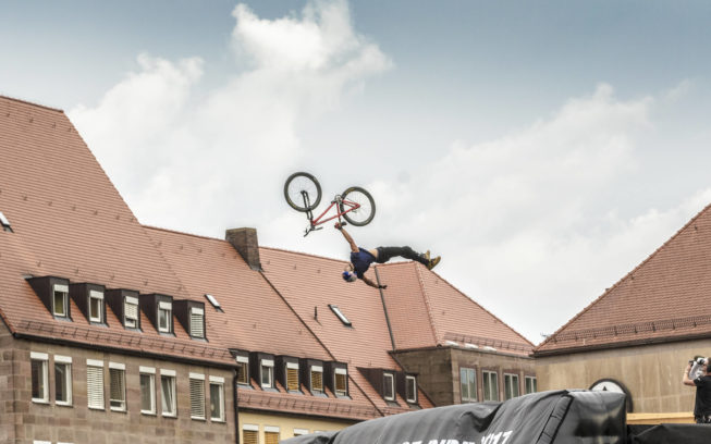 Nicholi Rogatkin puts it all on the line to snatch exciting Red Bull District Ride win. img